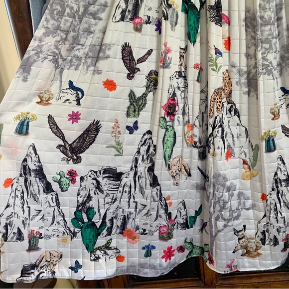 Koch Longfellow Cardigan Blue Graphic Desert Print - Picture 8 of 9